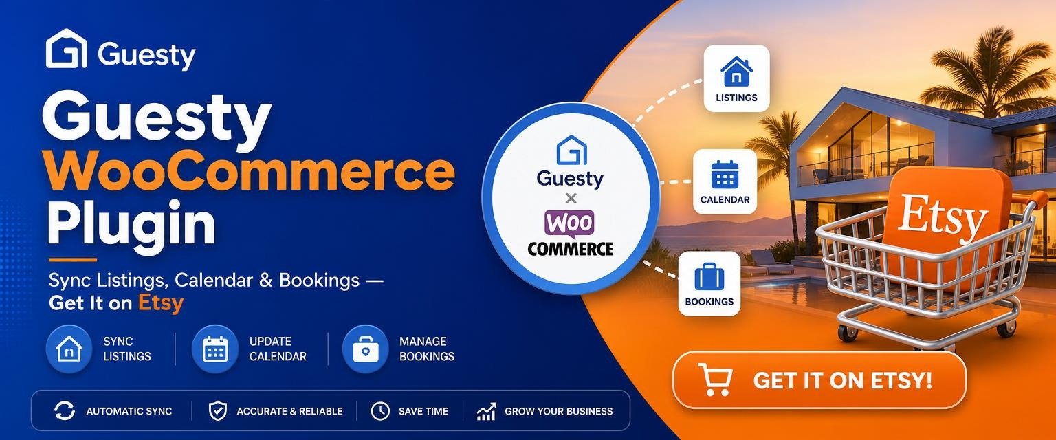 Guesty Woocommerce plugin